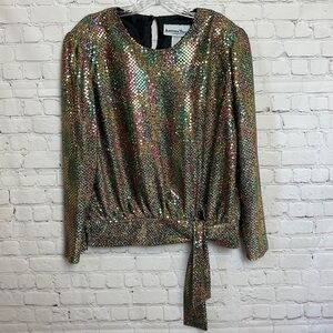 Another Thyme Vintage Sequin Top